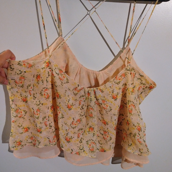 Wet Seal Spaghetti Floral Top - Picture 10 of 10